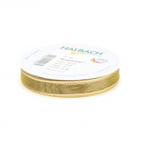položky Dárková stuha zlatý prstenový efekt 15mm 25m