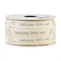 položky Dárková stuha myš ozdobná stuha narození křest 15mm 20m
