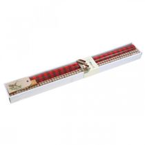 položky Balicí papír vánoční červený, bílý 4 listy v sadě 50 × 70 cm