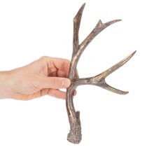 položky Umělé dekorativní paroží, rustikální vánoční ozdoby, 29 cm, 2 kusy