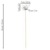 položky Dekorativní kolíky do konví na kytice a balkónové květinové dekorace, 34 cm, 8 kusů