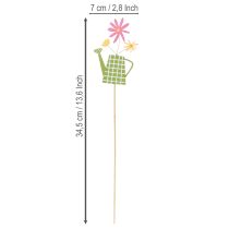 položky Dekorace z konví na zalévání pro jarní výzdobu zahrady nebo květináčů (12 kusů)