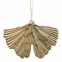 Přívěsek Ginkgo Leaf Ginkgo Vintage Deco Metal 15×11cm 4ks