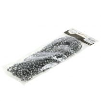 položky Vánoční dekorace perlová girlanda šedá 275cm