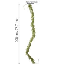 položky Girlanda z umělé jedle na dveře a okna, 200 cm