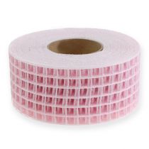 Mřížková páska 4,5cm x 10m růžová