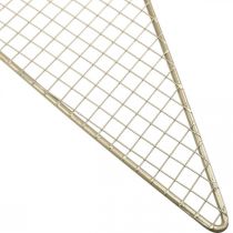 Metal Star Mesh Deco Star Metal Deco Gold Ø47cm