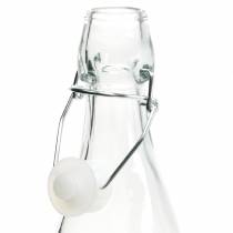 položky Ozdobná váza na láhve skleněný svícen H27cm 2ks