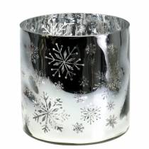 položky Vánoční dekorace lucerna skleněná metalíza Ø20cm V20cm