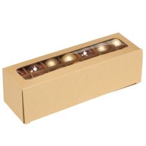 položky Skleněné koule vánoční skleněné koule zlaté růžové Ø4cm 24 ks