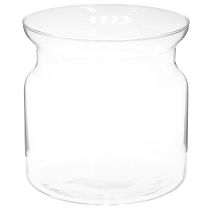 položky Skleněná váza Brenda váza na květiny skleněná velká čirá Ø19cm H19cm