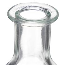 položky Mini skleněné vázy pro moderní dekoraci stolu a stylové doplňky, 11 cm, 6 kusů