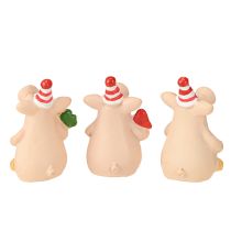 položky Dekorativní prasátko Lucky Pig s amulety pro štěstí 5 cm 6 ks
