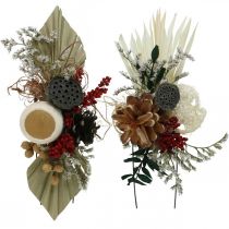 položky Přírodní materiály hrobová aranžmá exotika 4-násobný sortiment 28 ks