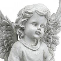 Hrob Anděl Anděl postava Ptáček Koupel Dekorace hrob V26cm