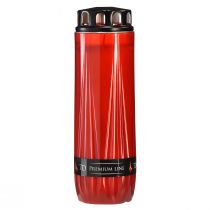 položky Hrobová svíčka Aura hřbitovní svíčka červená černá 7 dní V24cm