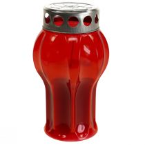 položky Náhrobní svíčky červená smuteční světla pamětní světla Ø10cm V18cm 4 ks
