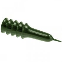 položky Náhrobní váza 42cm tmavě zelená váza výzdoba hrobu smuteční květinářství 5ks