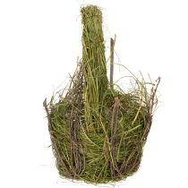 položky Velikonoční košík, přírodní design, ruční košík pro slavnostní dekoraci domova, 25 cm