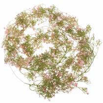Girlanda gypsophila růžová 180cm