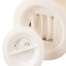 položky Velká LED svíčka s časovačem, pro venkovní použití, teplá bílá, Ø12,5 cm, V20 cm