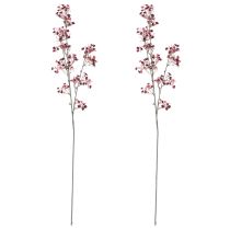 položky Gypsophila Umělý dětský dech Bordeaux 106 cm 2 ks