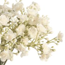 položky Umělý dětský dech Gypsophila v kytici bílý 23cm 12ks