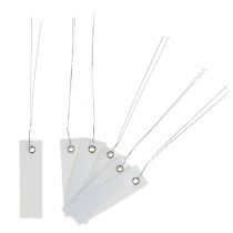 položky Závěsné etikety bílé 18mm x 60mm 250 ks