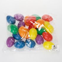 položky Velikonoční ozdoby na vajíčka pro jarní výzdobu, domov nebo zahradu. Barevné dekorativní předměty, 6 cm, 24 kusů.