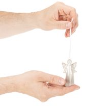 položky Přívěsek anděl dekorativní figurka k zavěšení na vánoční stromeček 8cm 4ks