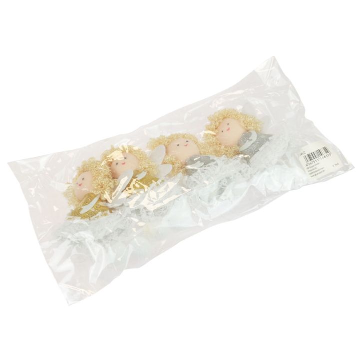 položky Anděl přívěšek dekorace na strom Vánoční dekorace V13,5cm 4 kusy