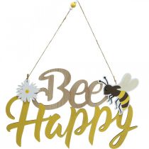 položky Dekorační cedule včelka „Bee Happy“ letní dekorace dřevo 31×18cm 2ks