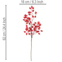 položky Umělá větvička šípku s lesklými bobulemi, 62 cm
