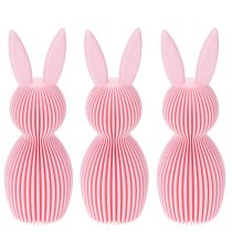 položky Dekorativní velikonoční zajíček, symbol jarní bytové dekorace, 13 cm, 3 kusy