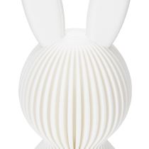 položky Dekorativní figurka králíka se složeným vzhledem pro moderní interiérový design, obývací pokoj nebo kancelář, 13 cm, 3 díly