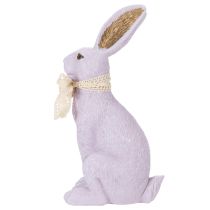 položky Dekorativní figurka velikonočního zajíčka s mašlí pro stylovou velikonoční výzdobu v domácnosti, 27 cm