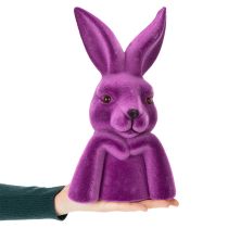 položky Velikonoční busta králíka Thinking Rabbit Flocked, 16,5 × 13 × 27 cm
