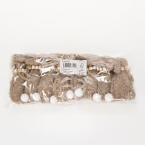 položky Závěsná dekorace velikonočního zajíčka, ideální dekorativní doplněk na výzdobu okna, 14 cm, 8 kusů