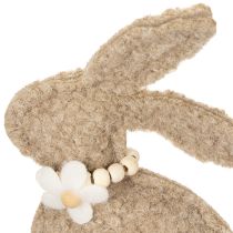 položky Figurka velikonočního zajíčka, jarní dekorace zvířátek do obývacího pokoje a na stůl 18 cm, 6 ks