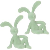 položky Dekorativní figurka velikonočního zajíčka pro stylovou dekoraci domova a Velikonoc, 22 cm, 2 kusy