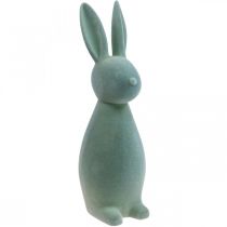 položky Dekorativní zajíček Dekorativní velikonoční zajíček – 2. volba – Flockovaný šedozelený V47cm