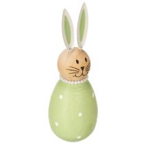 položky Dekorativní figurky králíků ve tvaru vajíčka pro jarní dekoraci domova, 12 cm, 3 kusy