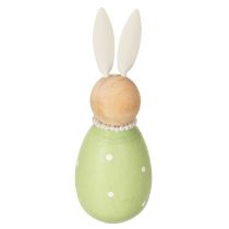 položky Dekorativní figurky králíků ve tvaru vajíčka pro jarní dekoraci domova, 12 cm, 3 kusy