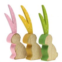 položky Dekofigur králík dlouhé ucho 15cm 6ks