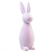položky Dekorace velikonočního zajíčka stojící králík – 2. volba – vločkovaný šeřík V47cm