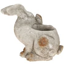 položky Králík dekorativní betonový květináč antický šedý 33,5x17x29,5cm