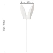 položky Zajíčková uši pro slavnostní velikonoční oslavy a dekorace, 28 cm, 8 kusů