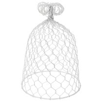 položky Drátěný zvonek z vintage dřeva pro rustikální stolní dekorace ve venkovském stylu, 23 cm