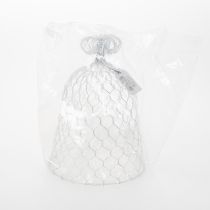 položky Drátěný zvonek z vintage dřeva pro rustikální stolní dekorace ve venkovském stylu, 23 cm