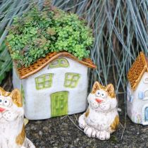 položky Keramický svícen na čajové svíčky, rustikální styl pro útulnou atmosféru, 11 cm